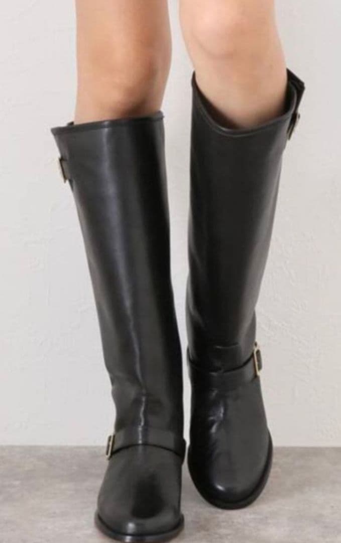 ☆新品未使用☆ NEBULONI E. ネブローニ　フラットロングブーツ