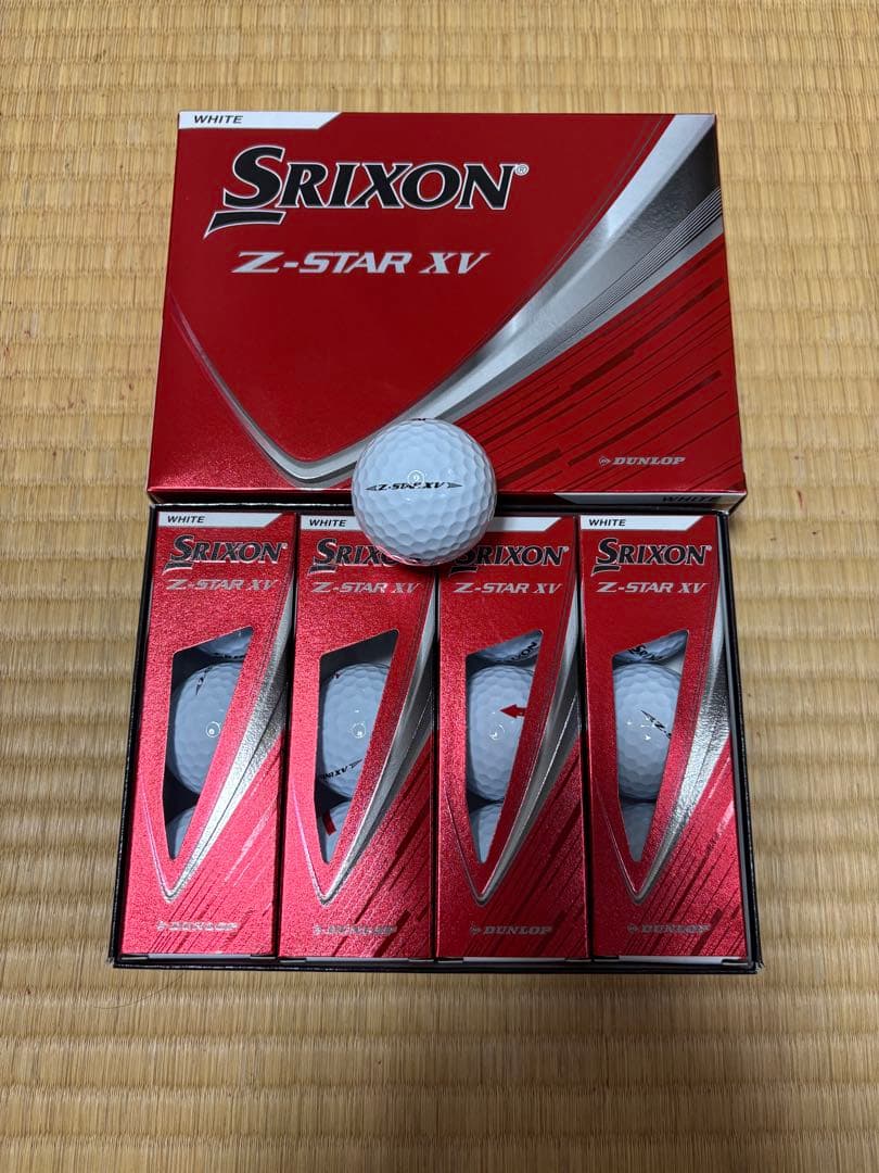 Srixon Z-STAR XV ホワイト 24個 オウンマーク入り