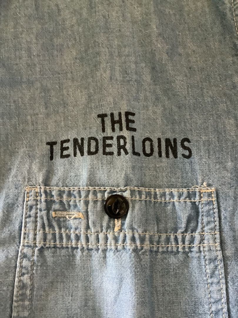 辺見馨着レア名作TENDERLOIN T-CHAMBRAY SHTテンダーロイン