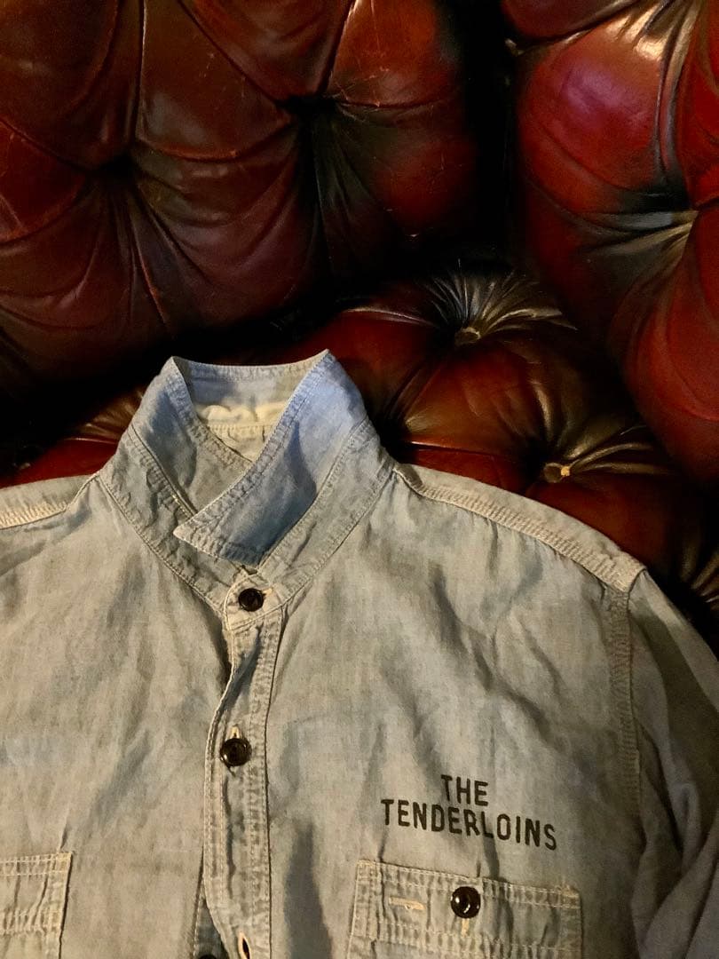 辺見馨着レア名作TENDERLOIN T-CHAMBRAY SHTテンダーロイン