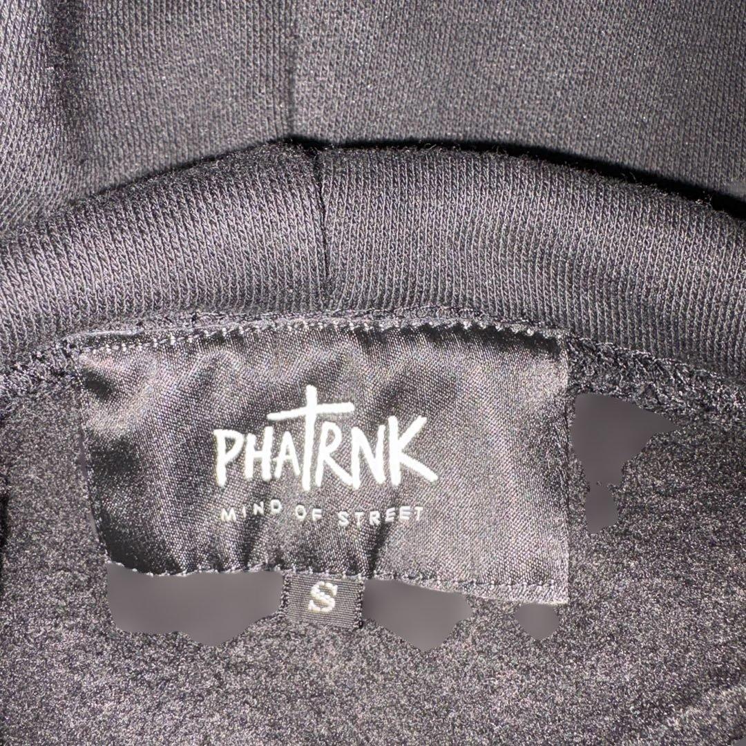 【早い者勝ち】最終値下げPHATRNK ブラック ラインストーン パーカー S
