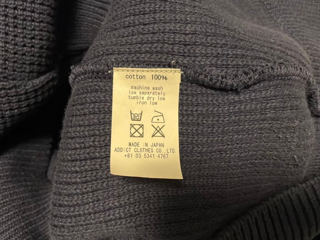 よしさん専用ADDICT CLOTHES ネイビーニット　 サイズ40