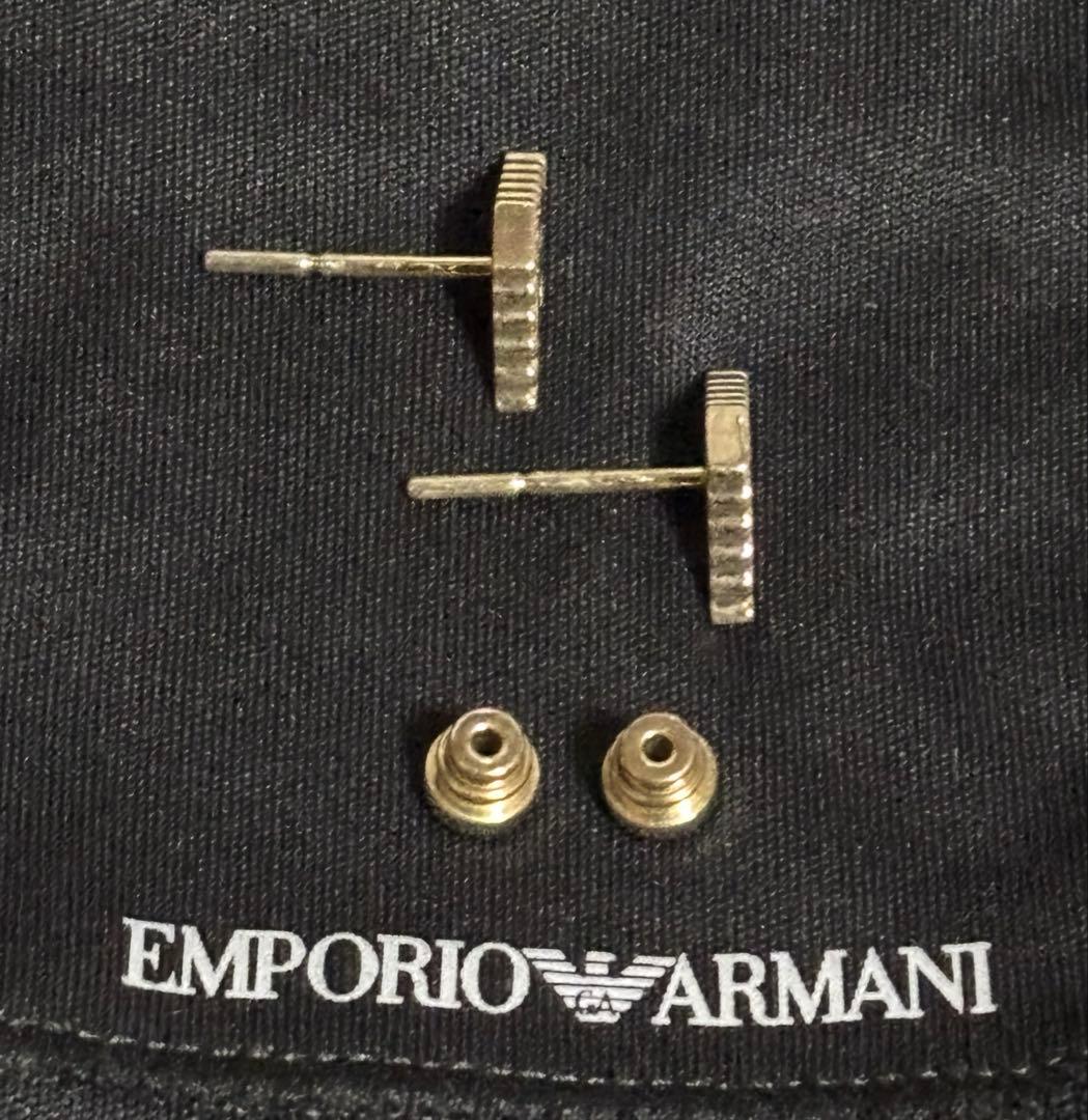 ★エンポリオアルマーニ★イーグルロゴ★スタッドピアス★