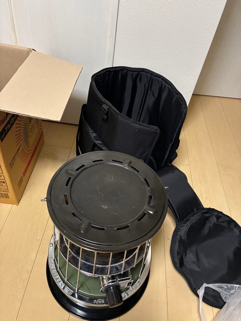 newアルパカストーブコンパクト（オリーブドラブ）・専用ケース（黒）