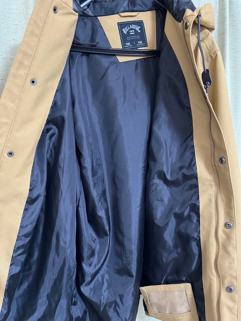 スノボウェア BILLABONG 上下セット フード付きジャケット ベージュ