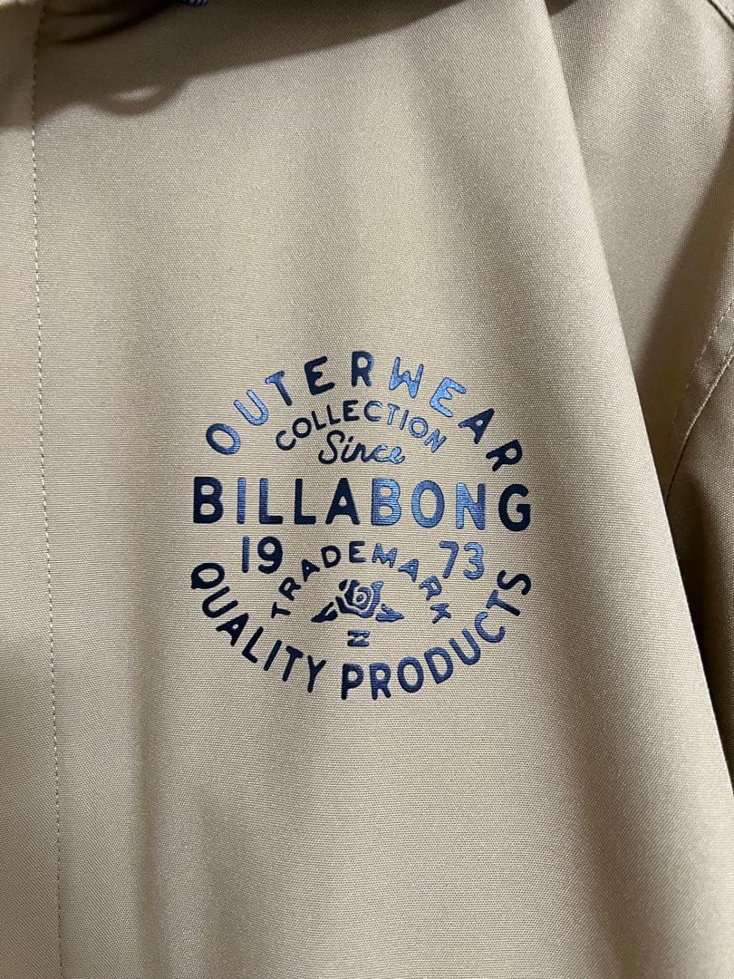 スノボウェア BILLABONG 上下セット フード付きジャケット ベージュ