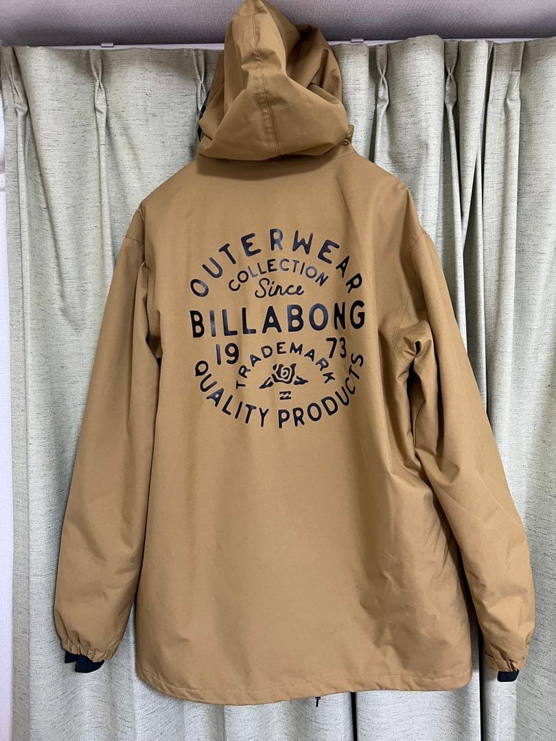 スノボウェア BILLABONG 上下セット フード付きジャケット ベージュ