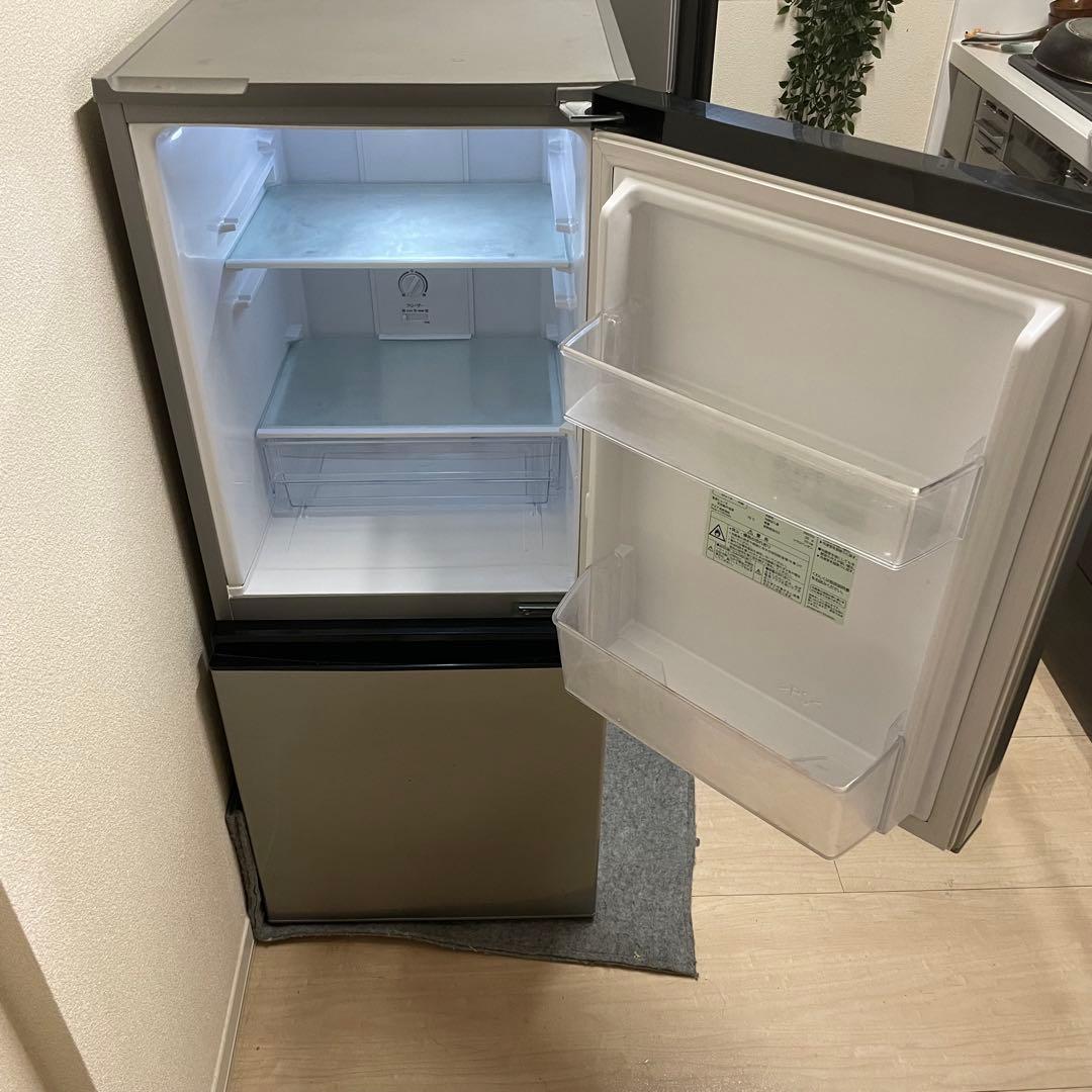 〈送料無料〉アクア ノンフロン冷凍冷蔵庫 AQR-J13H(S) 2019年製