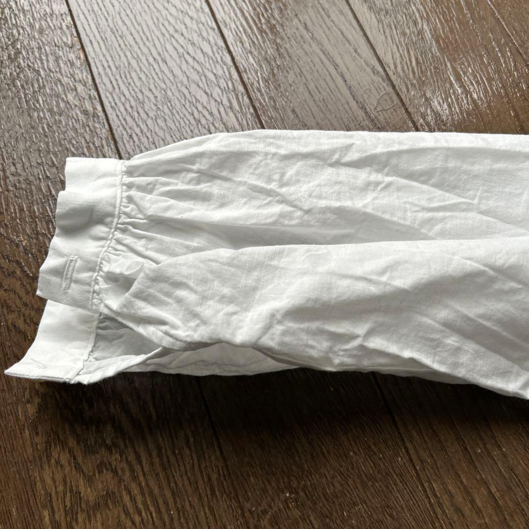 ワッシャーフリルブラウス　白　即完売　予約購入　ジャーナルスタンダードラックス