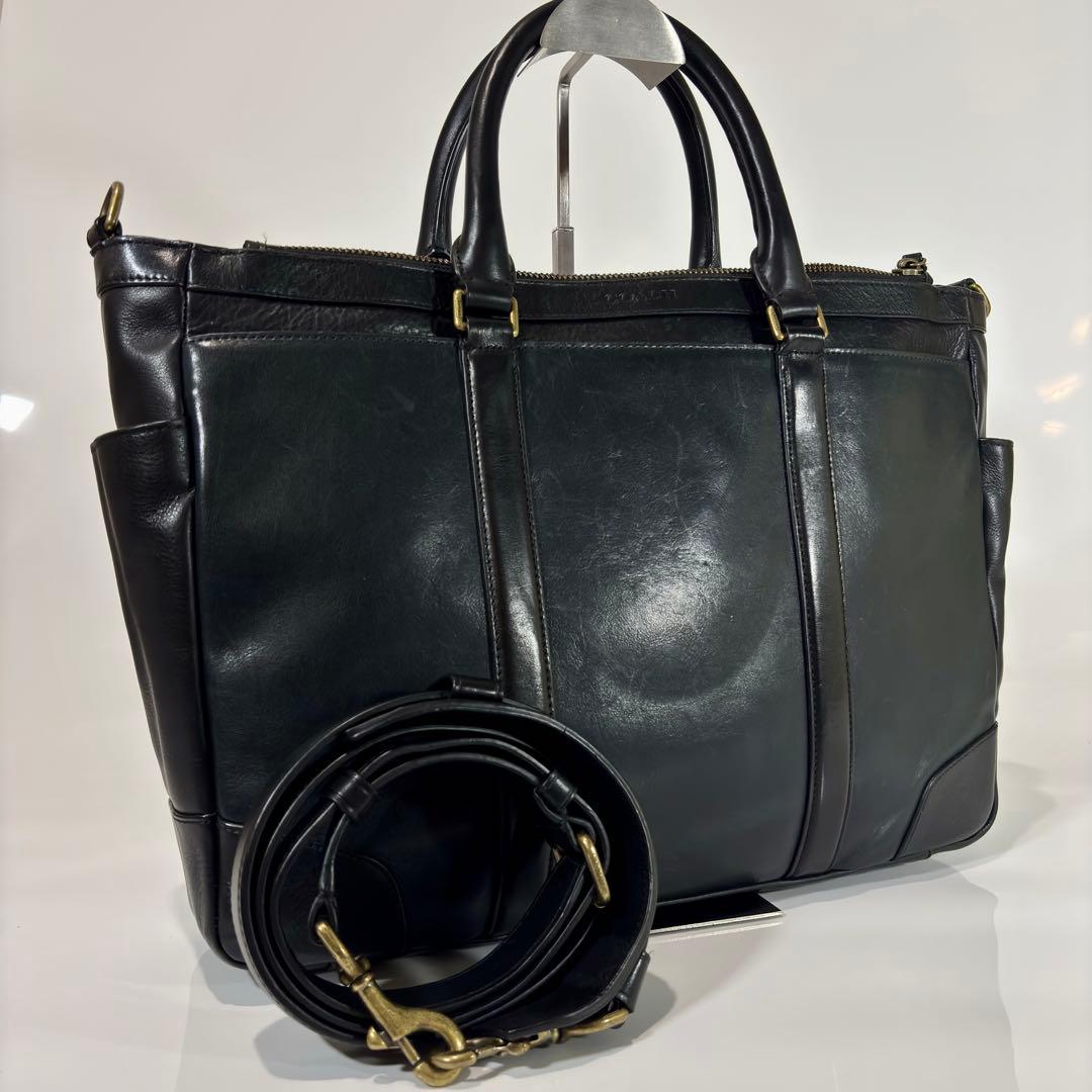 COACH コーチ 2WAY ブリーフケース ビジネスバッグ ショルダー トート