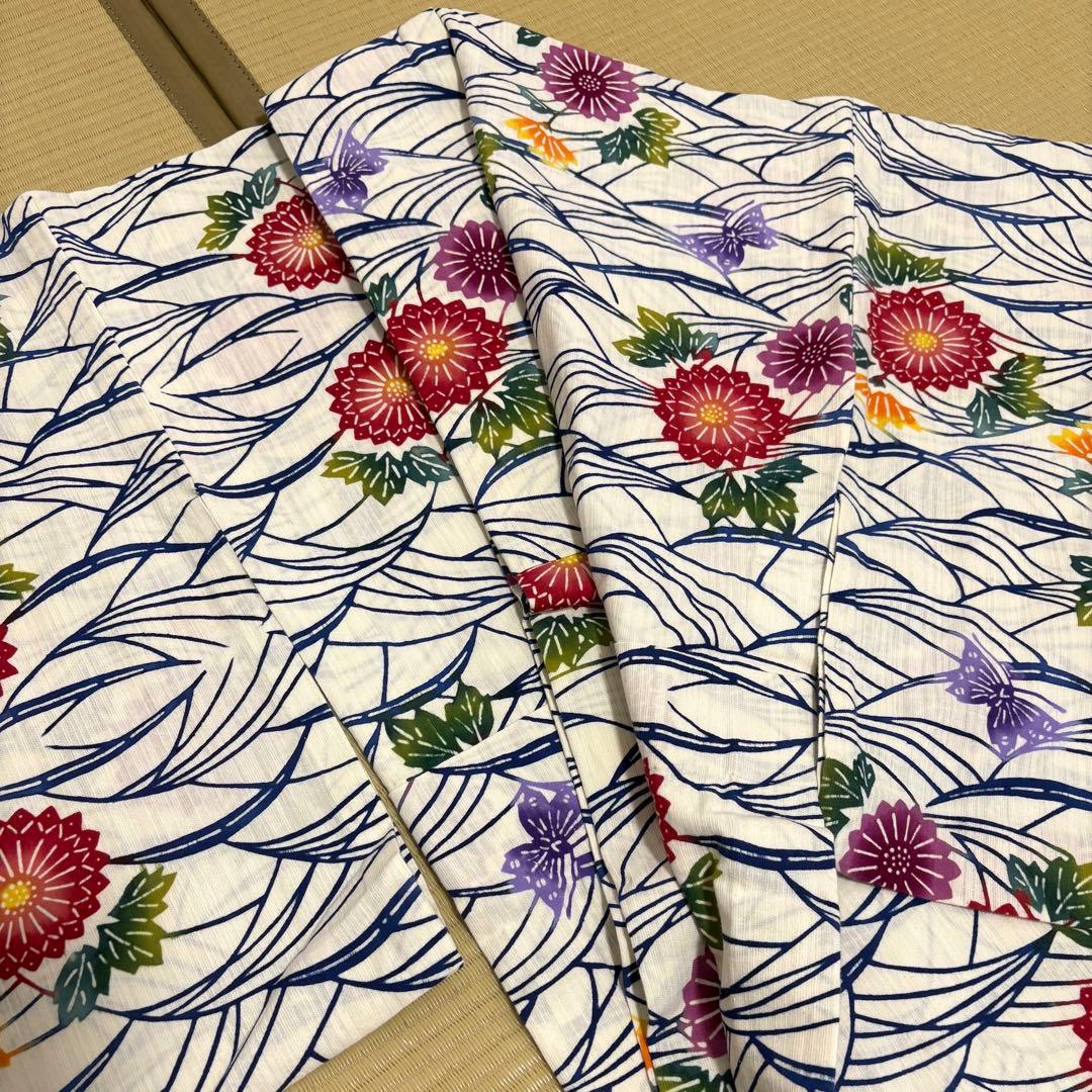 浴衣　源氏物語　紅型調