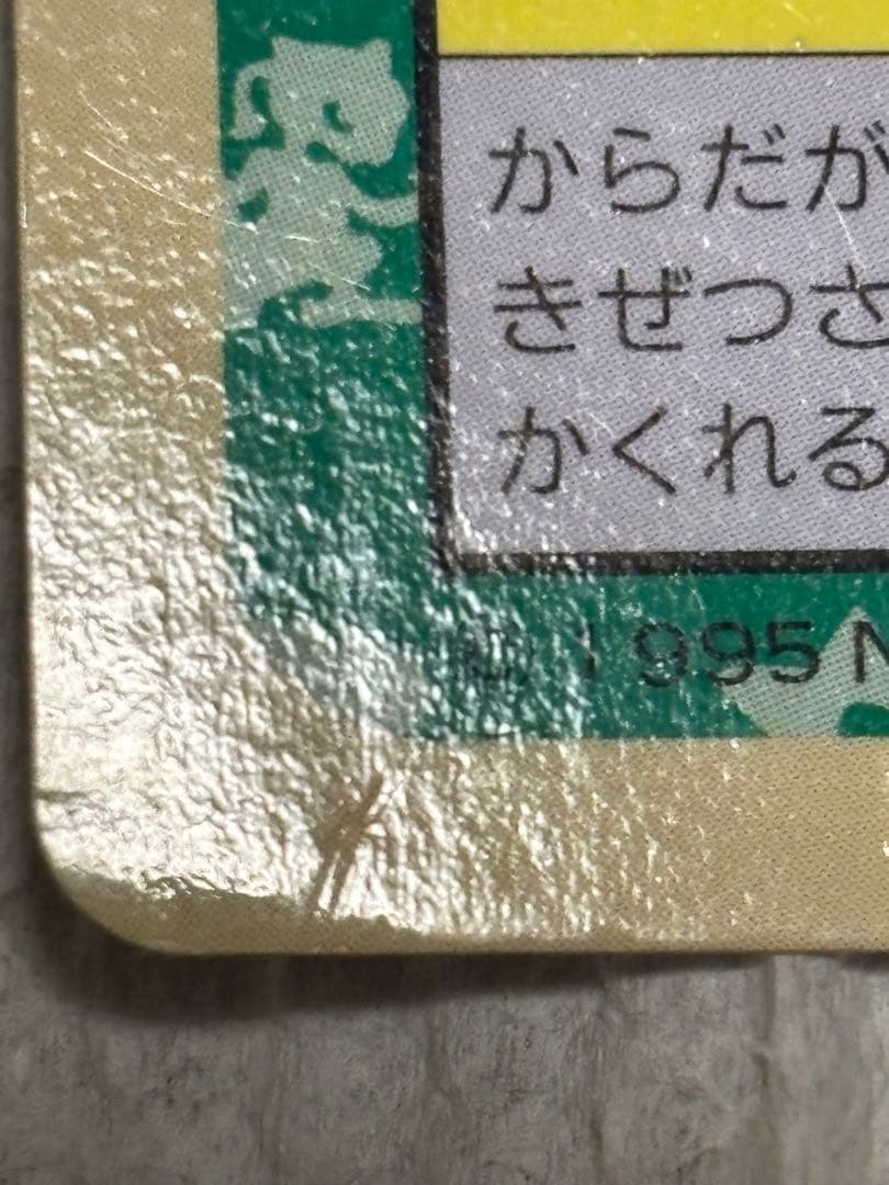 ポケモン トップサン カメックス 裏面 青