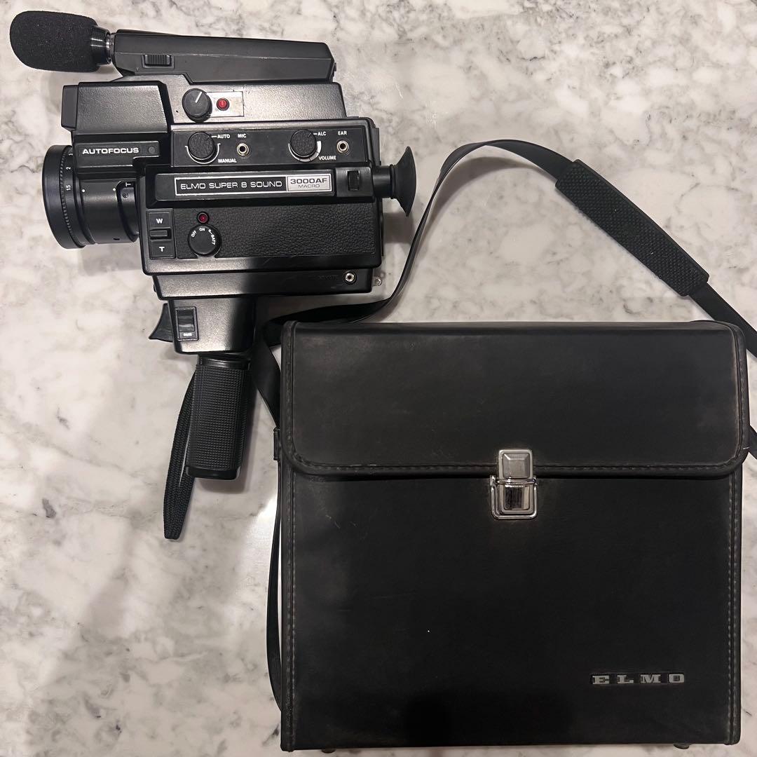 ELMO SUPER 8 SOUND 3000AF フィルムカメラ　外観綺麗