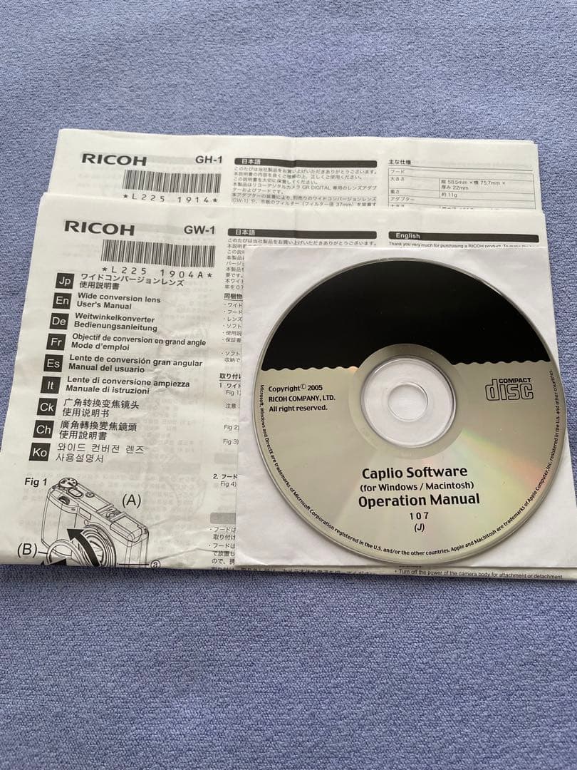 RICOH GR デジタル＋付属品＋別売ワイドコンバーションレンズセット