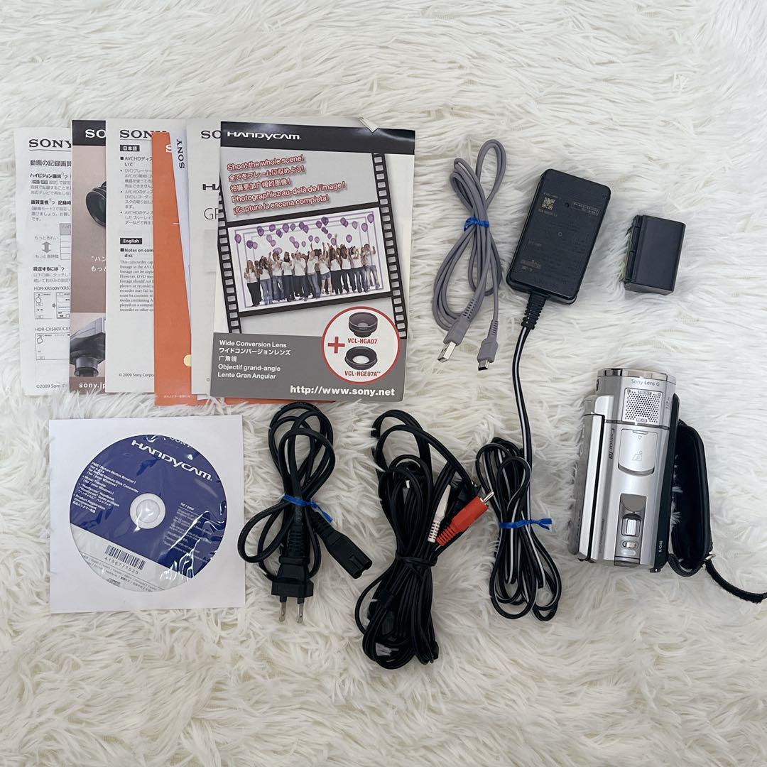 SONY HDR-CX500V シルバー ハンディカム ビデオカメラ
