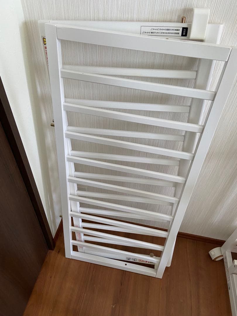 《訳あり》大和屋　ソイネール＋ムーブ　ホワイト木製ベビーベッド