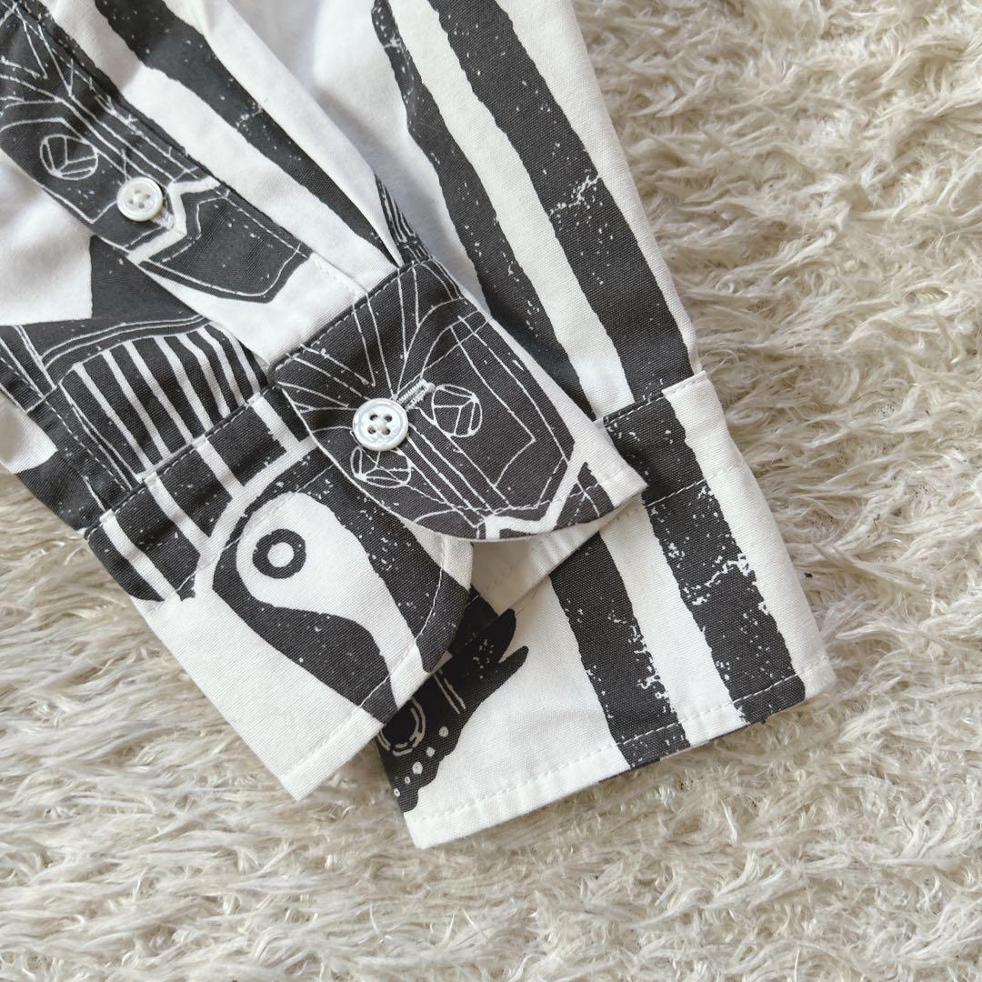 美品　ten ロンハーマン　アフリカンマスクプリントシャツ