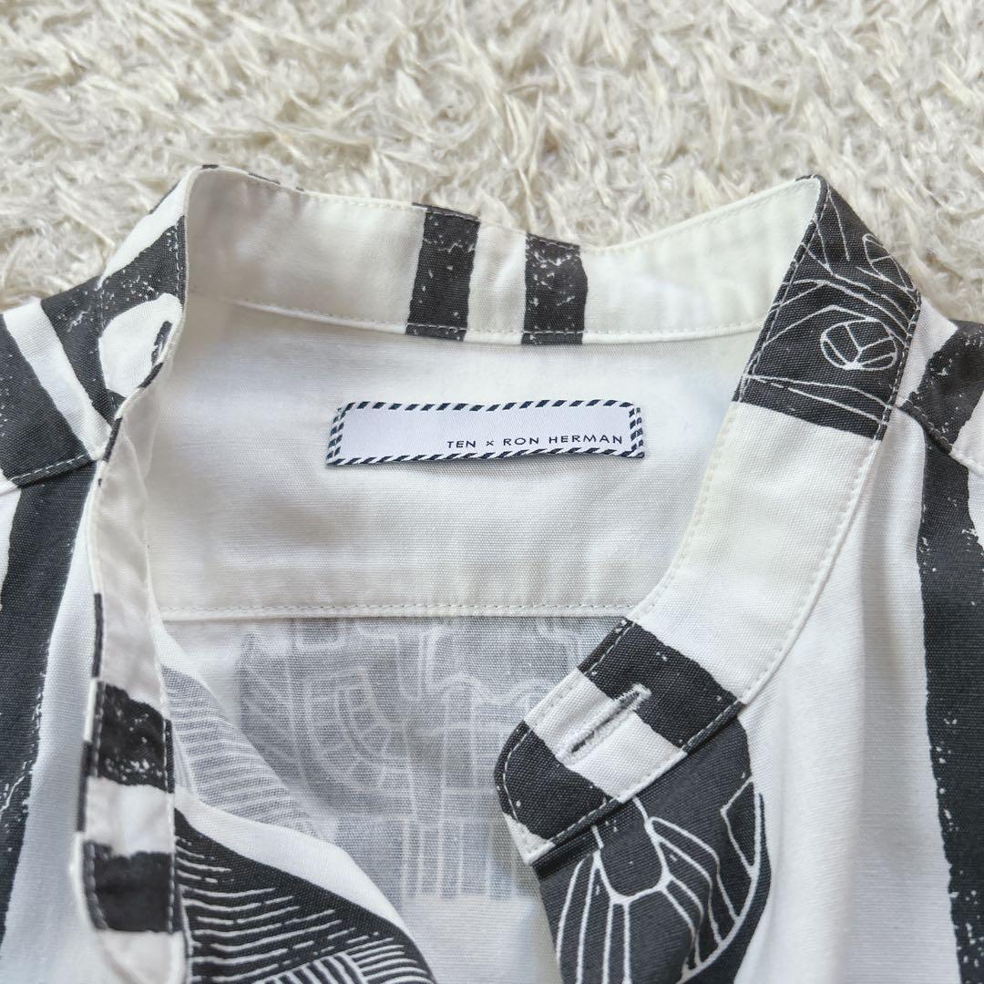 美品　ten ロンハーマン　アフリカンマスクプリントシャツ