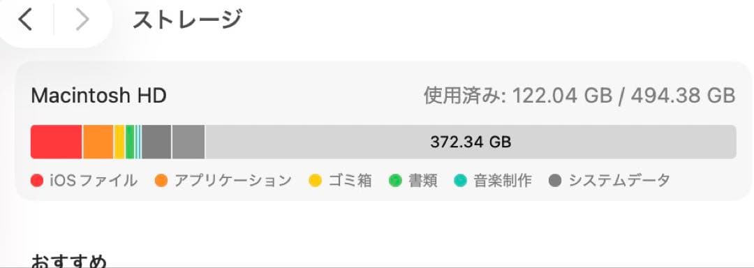 MacBook Air13インチ 元箱付き　SSD 512GB/メモリ 16GB