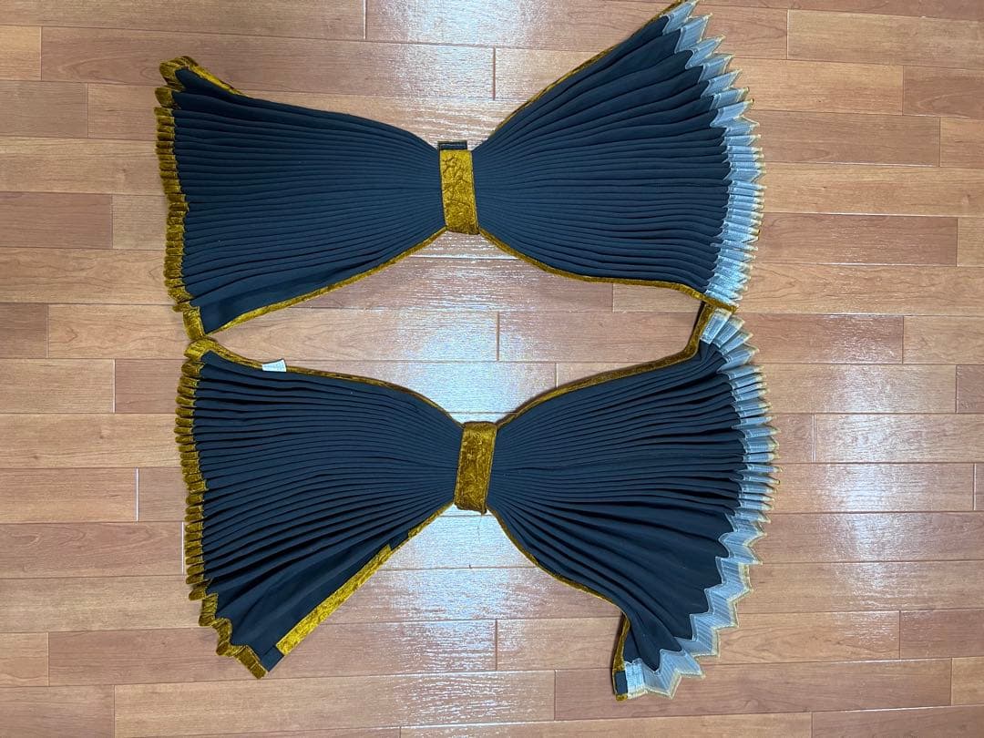 チンチラ　ゴールド　仮眠カーテン　カーテン　遮光　裏地