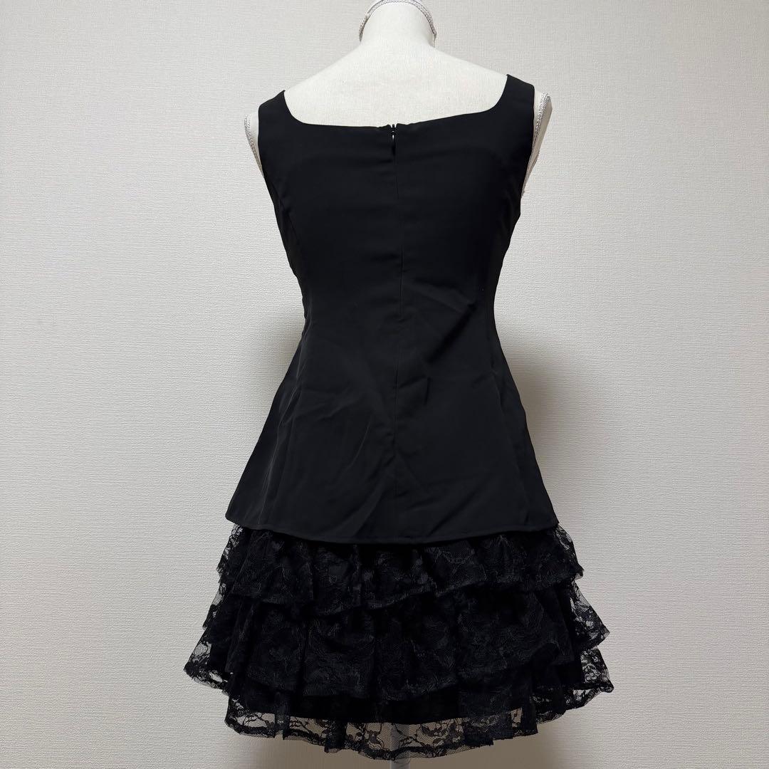 AVENCHUMU Buckle belt garter dress 黒 S