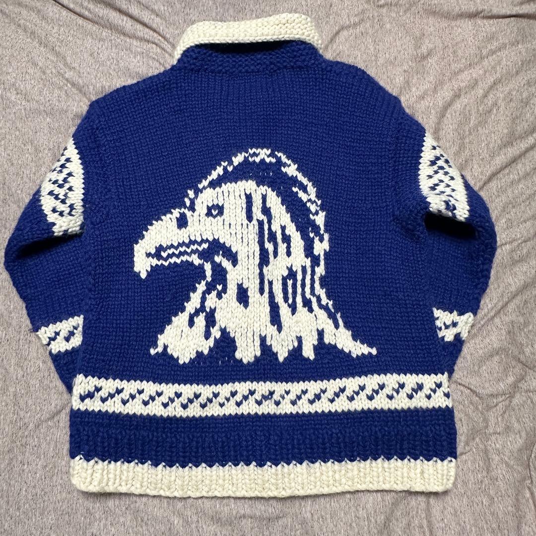 【Kanata】イーグル柄 カウチンニット