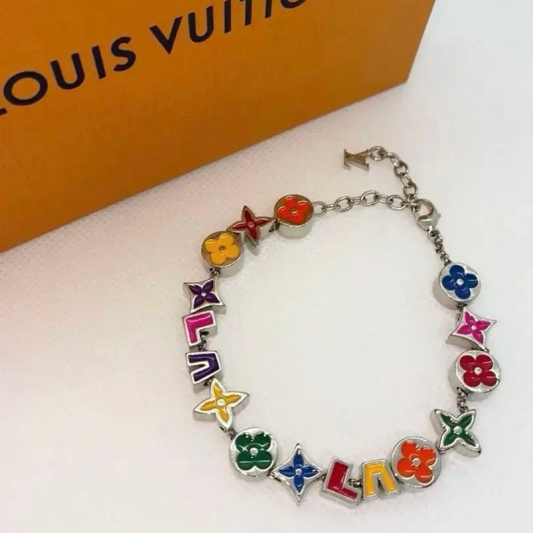 【美品】LV ブラスレ・モノグラムパーティ M1545A ブレスレット