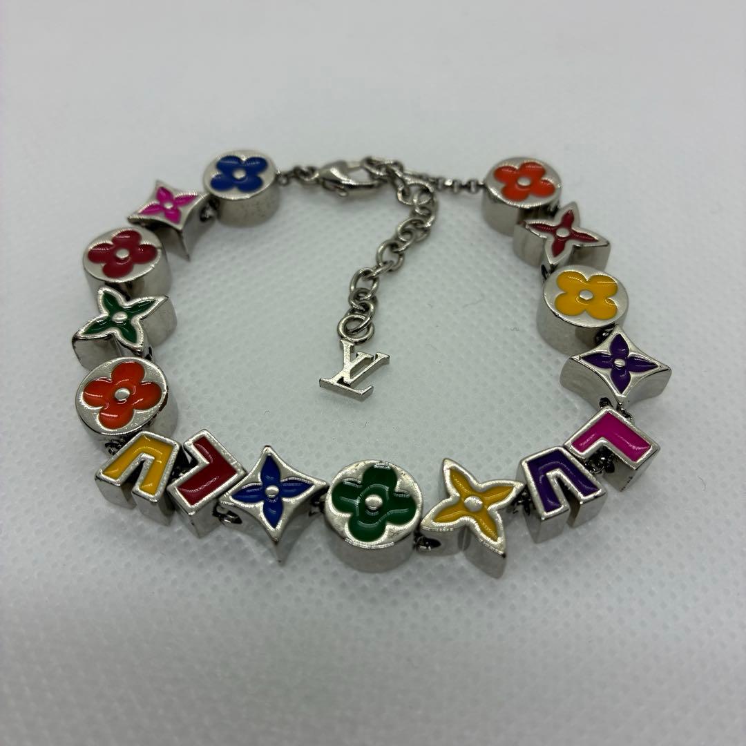 【美品】LV ブラスレ・モノグラムパーティ M1545A ブレスレット