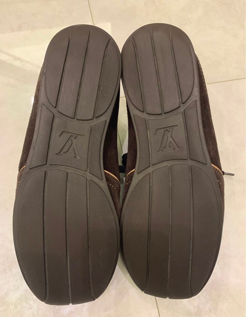 中古LOUISVUITTONモノグラム靴スニーカー6 1/2(25.5)ヴィトン