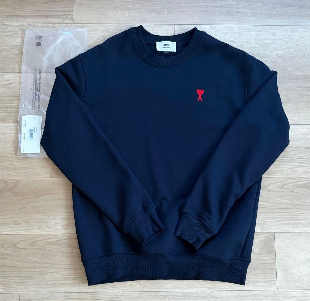 AMI PARIS アミパリス スウェット トレーナー ネイビー Sサイズ