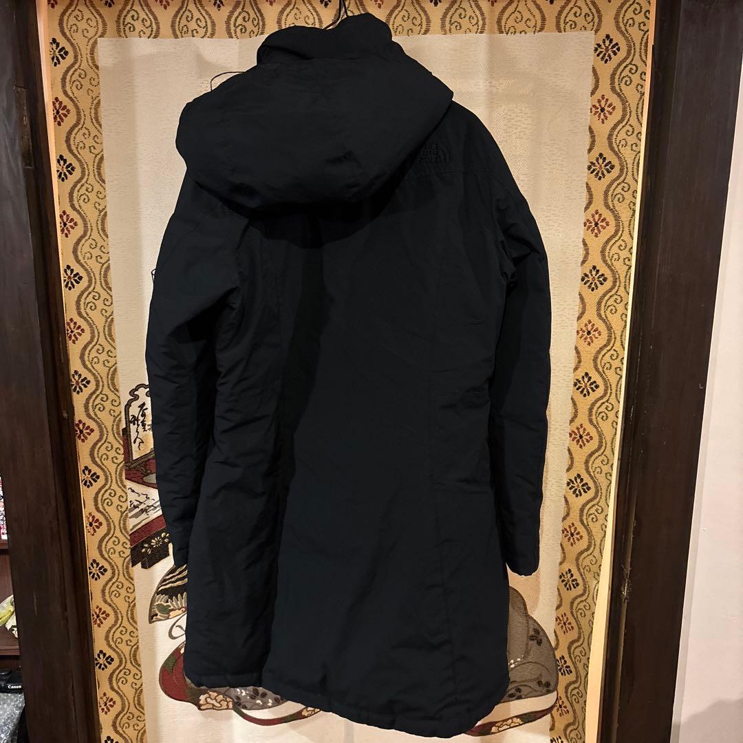 【美品】 THE NORTH FACE ロングダウン レディースM 黒 シンプル