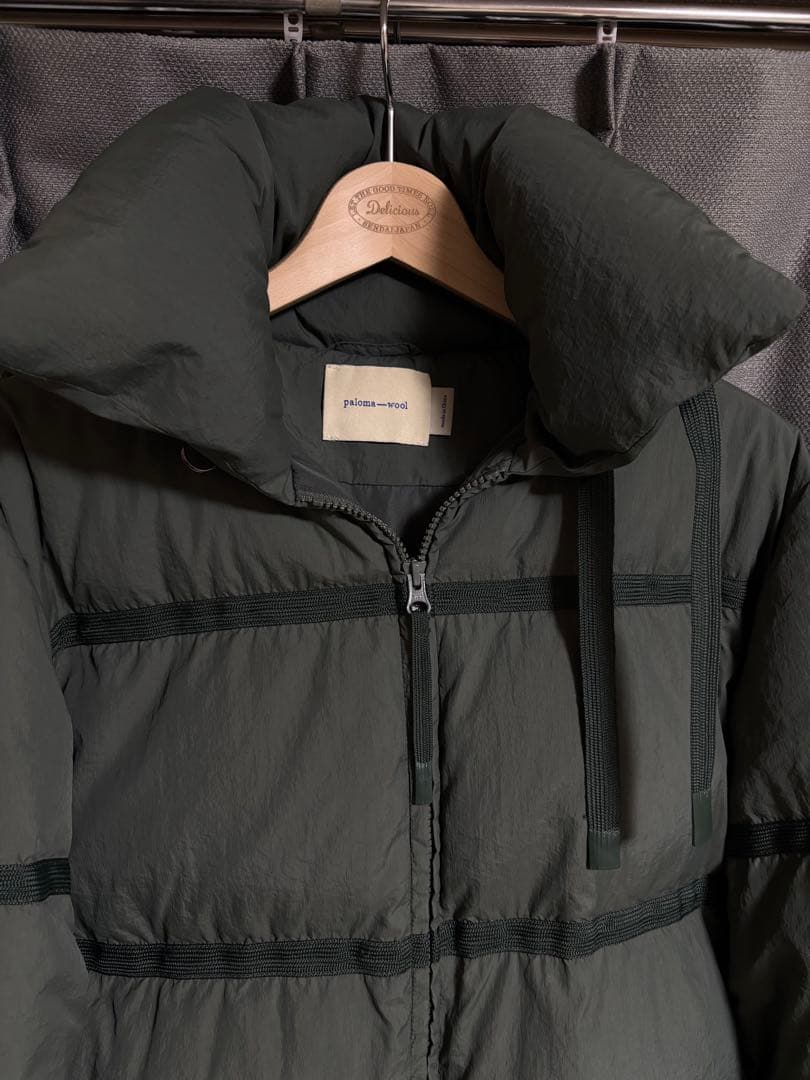 パロマウール　paloma-wool Lilian ダウンジャケット　カーキ　S