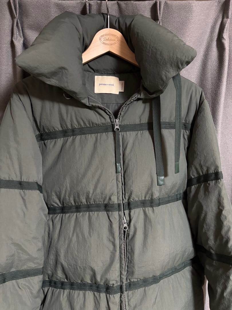 パロマウール　paloma-wool Lilian ダウンジャケット　カーキ　S