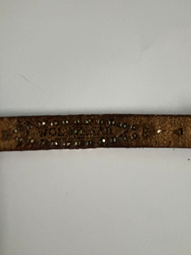 ウルフズヘッドブレスレット青