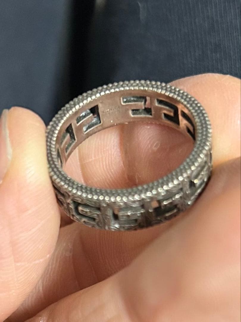 平*店様 期間限定グッチ GUCCI スクエアG リング アラベスク シルバー