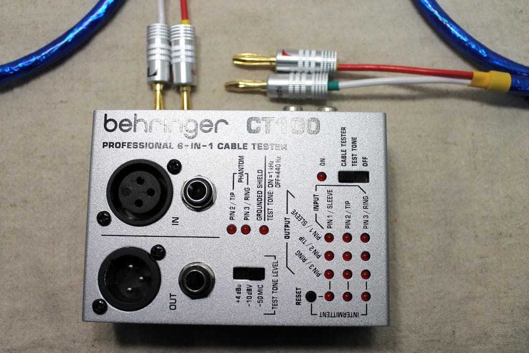 2200αゾノトーンZONOTONE 1.3m2本 ナカミチ新品金バナナプラグ付