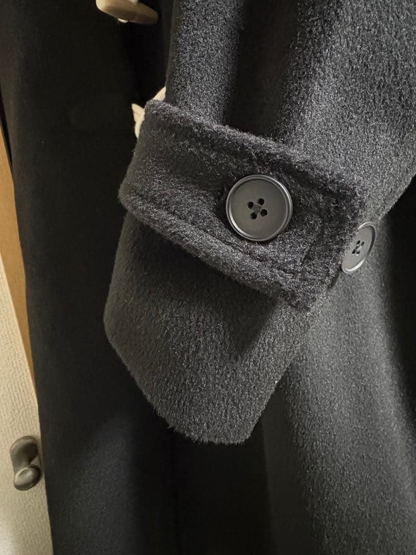 FEKETE high-neck ハイフードロングダッフルコート Sサイズ