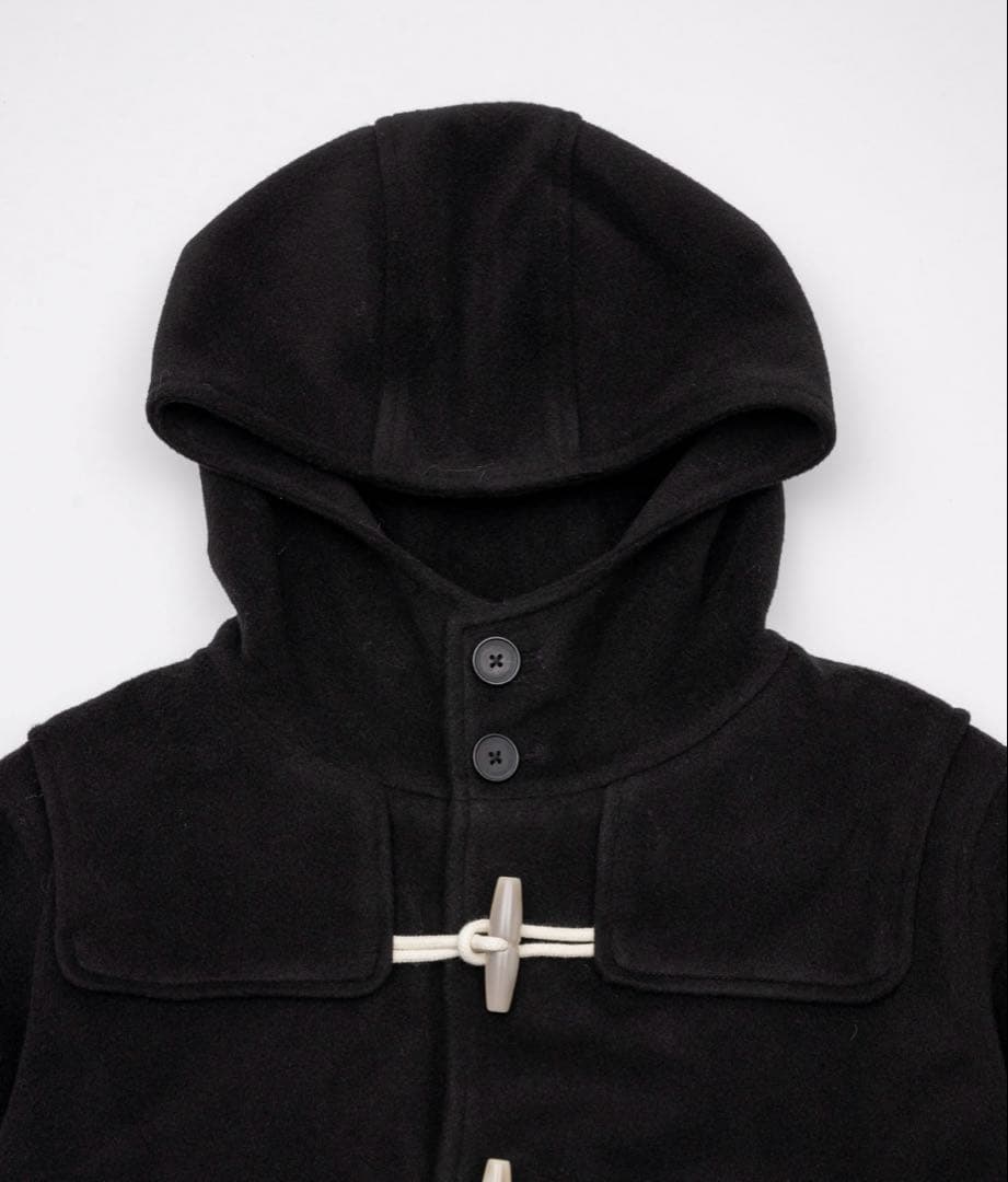 FEKETE high-neck ハイフードロングダッフルコート Sサイズ