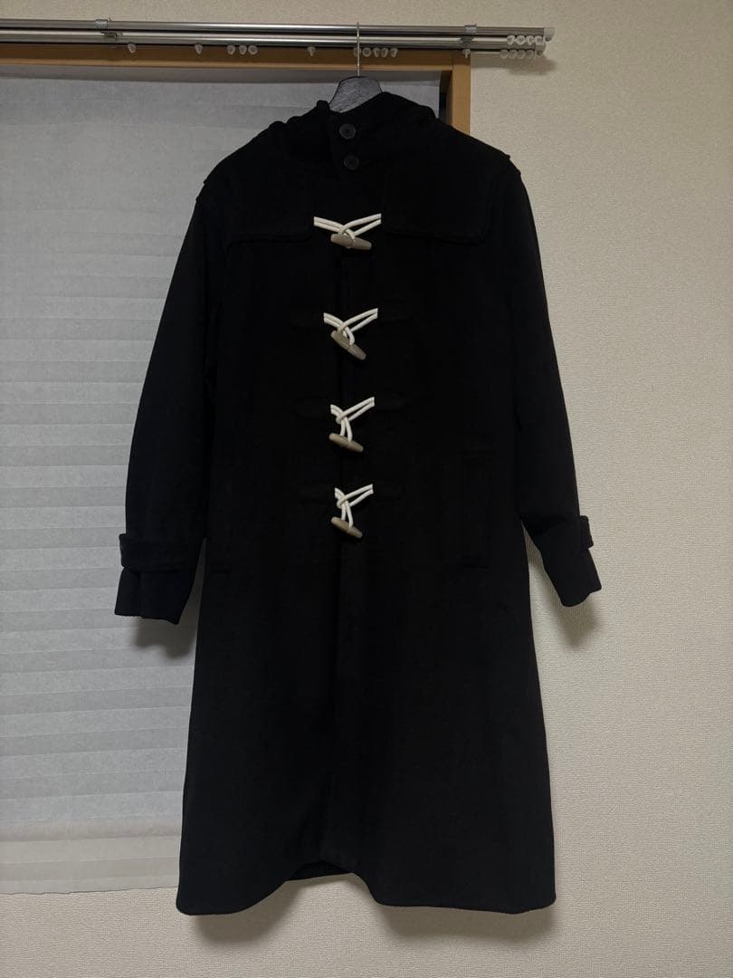 FEKETE high-neck ハイフードロングダッフルコート Sサイズ