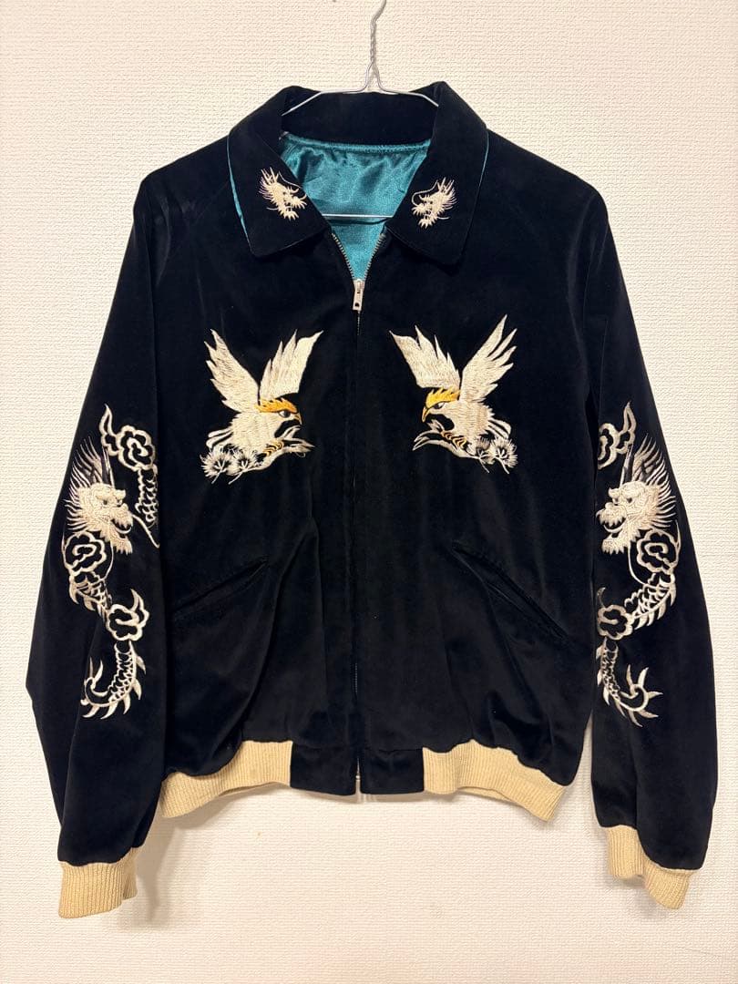 TAILOR 東洋M 別珍サテン　リバーシブル　スカジャン　スーベニアジャケット