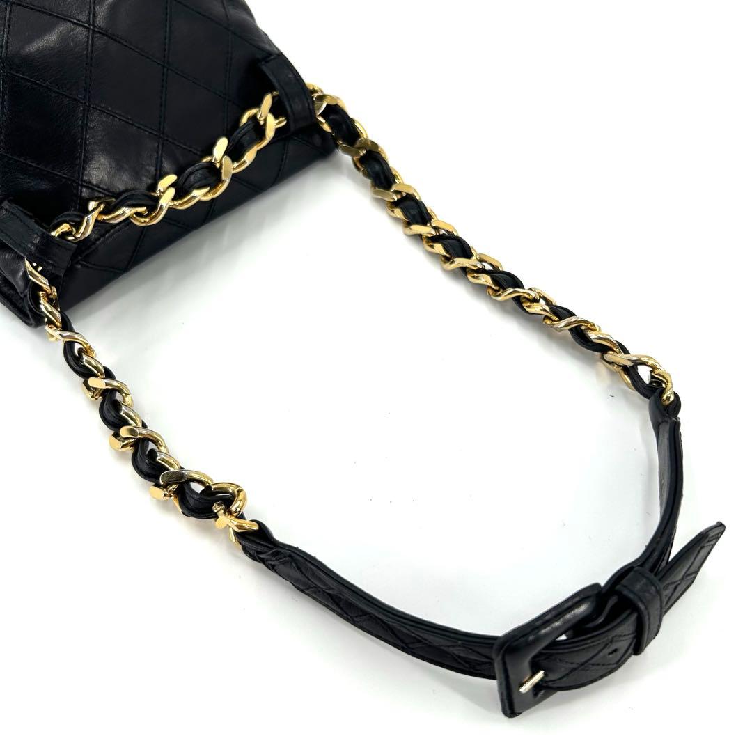 美品✨　シャネル　ウエストポーチ　ビコローレ　ココマーク　ターンロック　チェーン