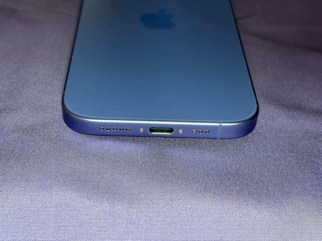 【美品✨】iPhone16 128GB SIMフリー ウルトラマリン