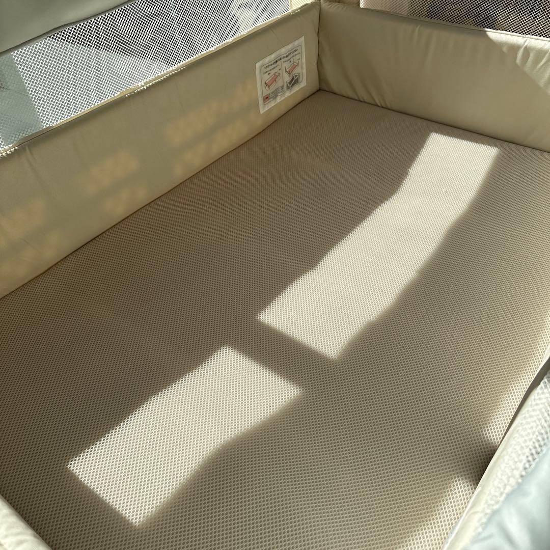 ココネルエアーAB ホワイトグレー ベビーベッド Aprica アップリカ