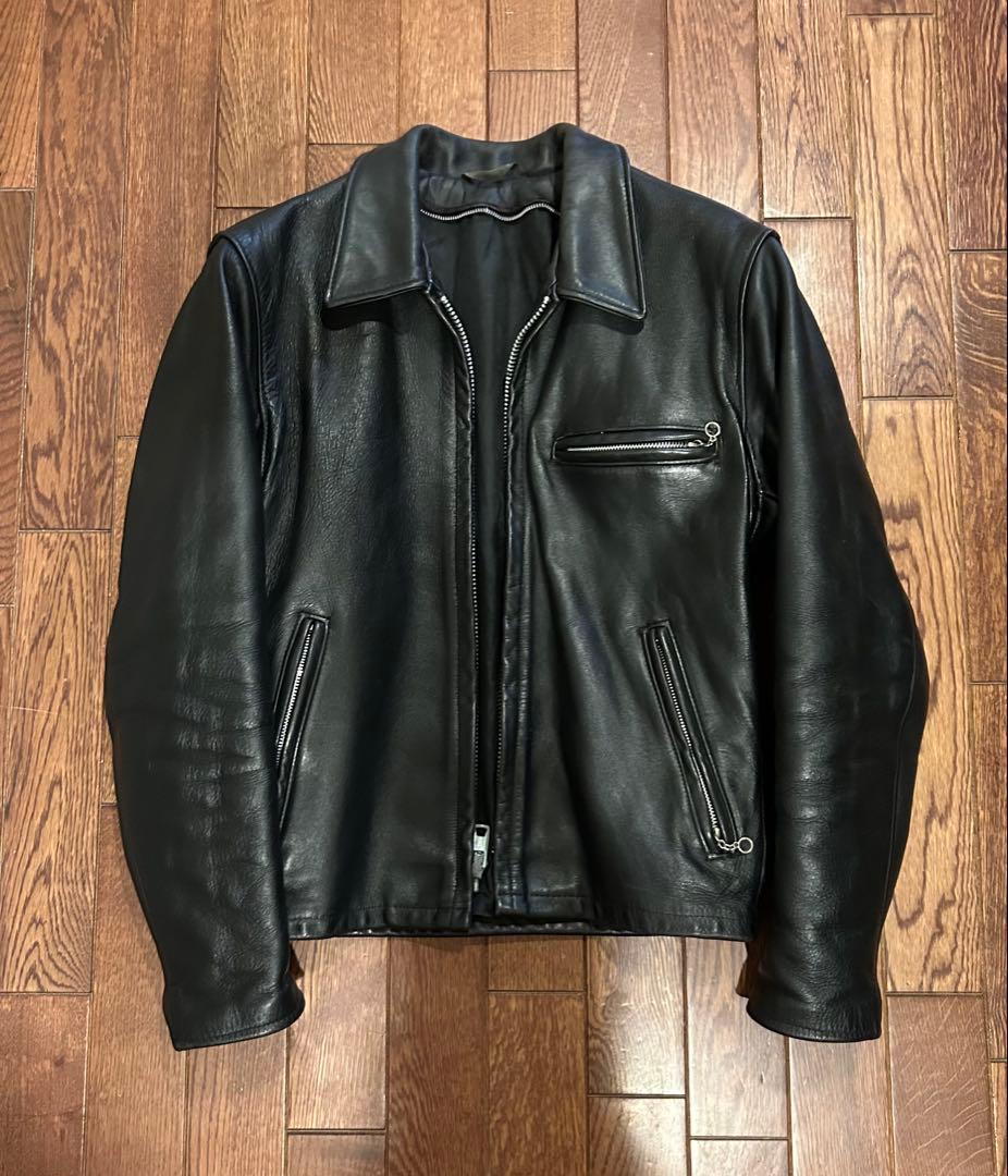 ショット Schott LEATHER ライダースジャケット　本革　サイズ36