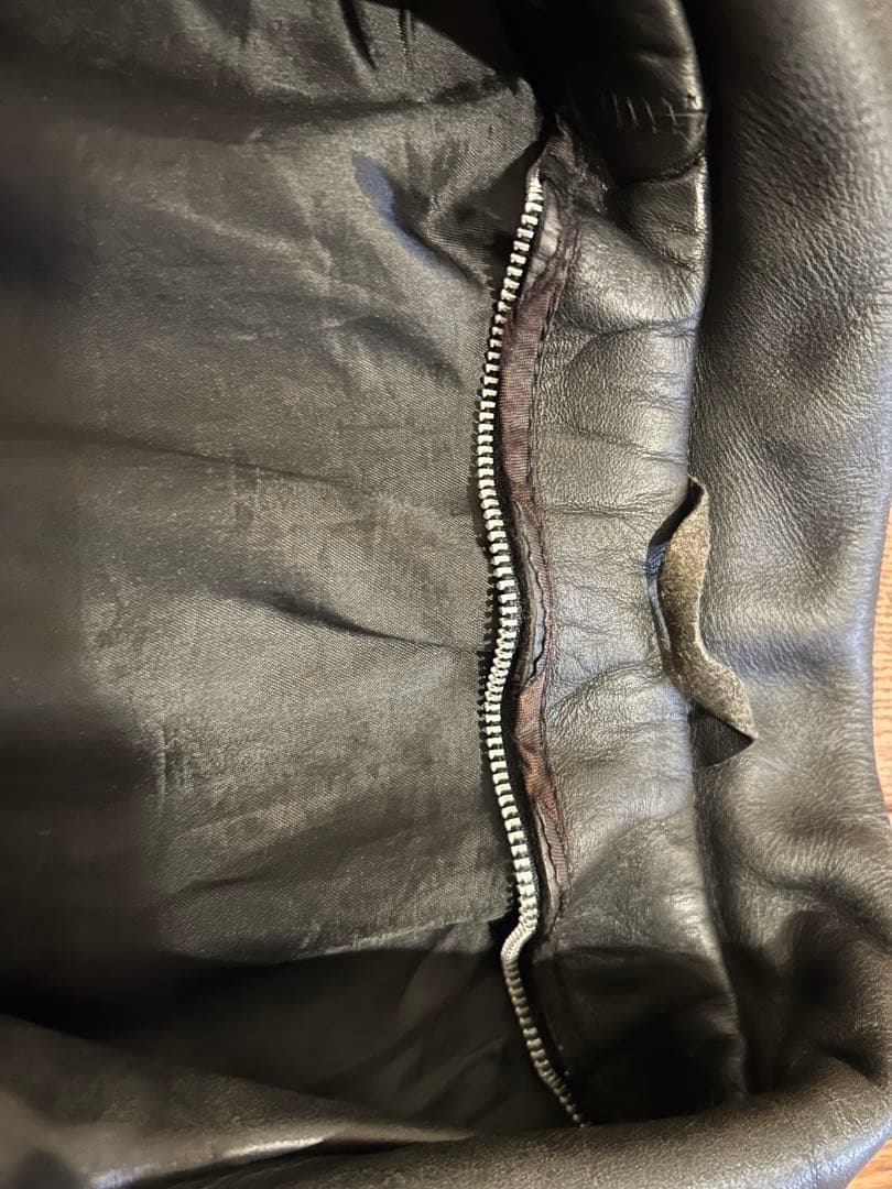 ショット Schott LEATHER ライダースジャケット　本革　サイズ36