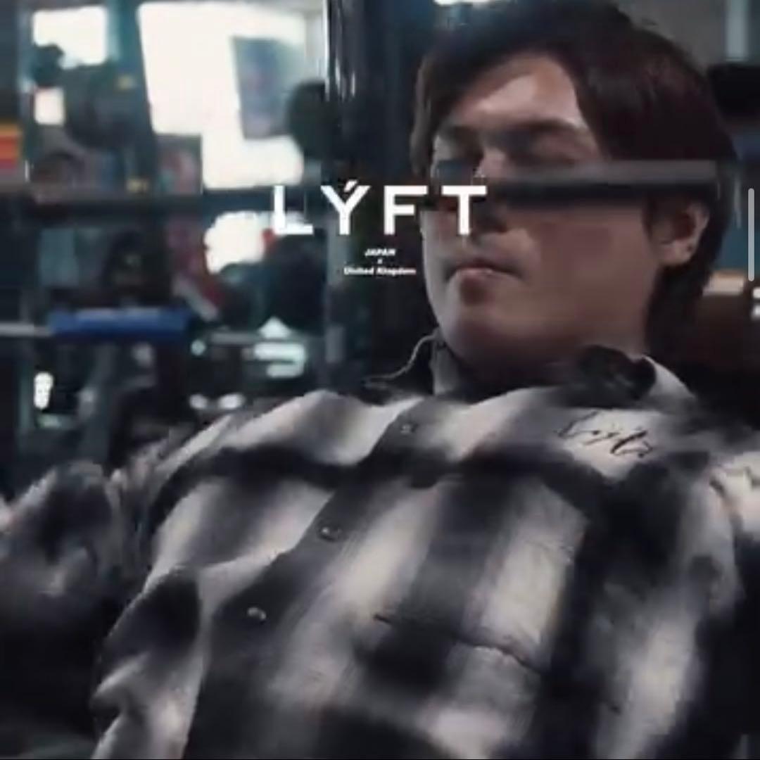 トップス OVERSIZE FLANNEL SHIRT