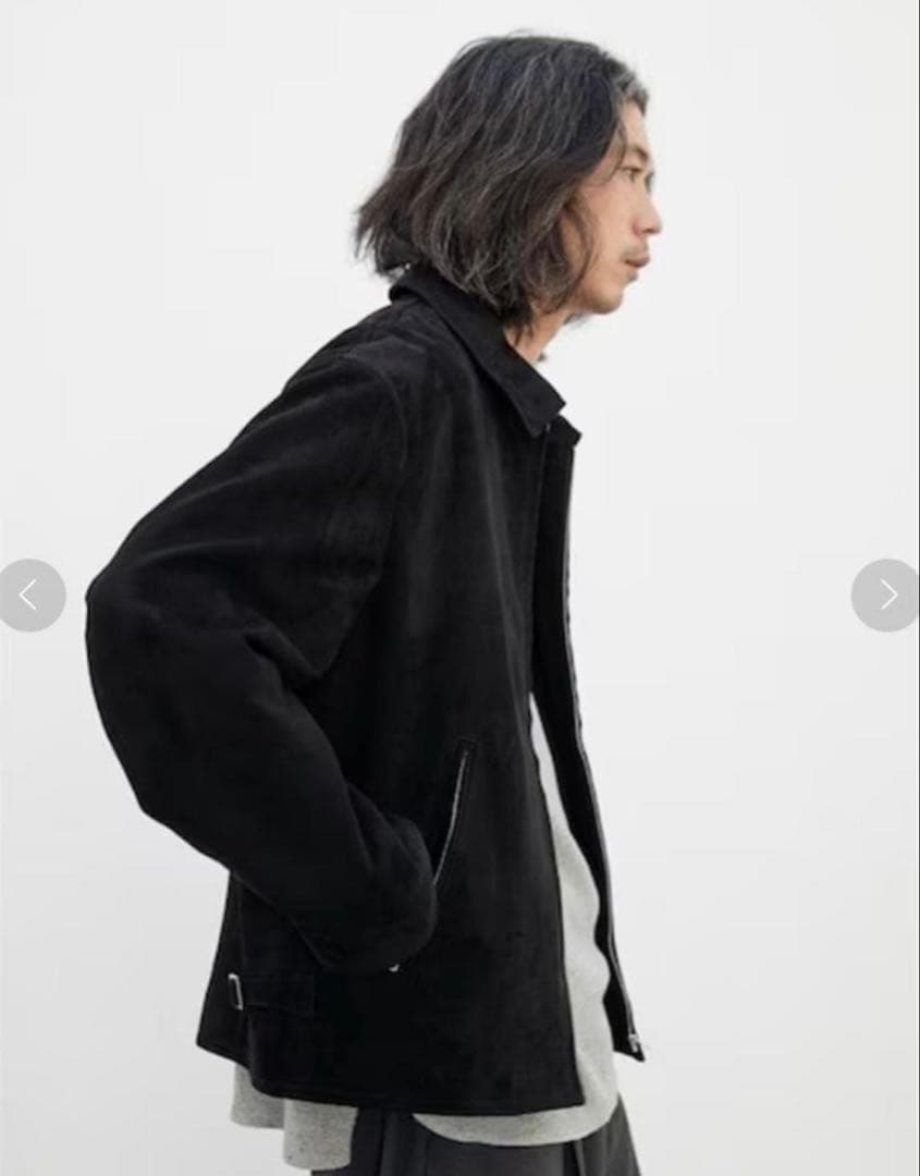 LIDNM SUPER SOFT SHEEP SUEDE ZIP Lサイズ