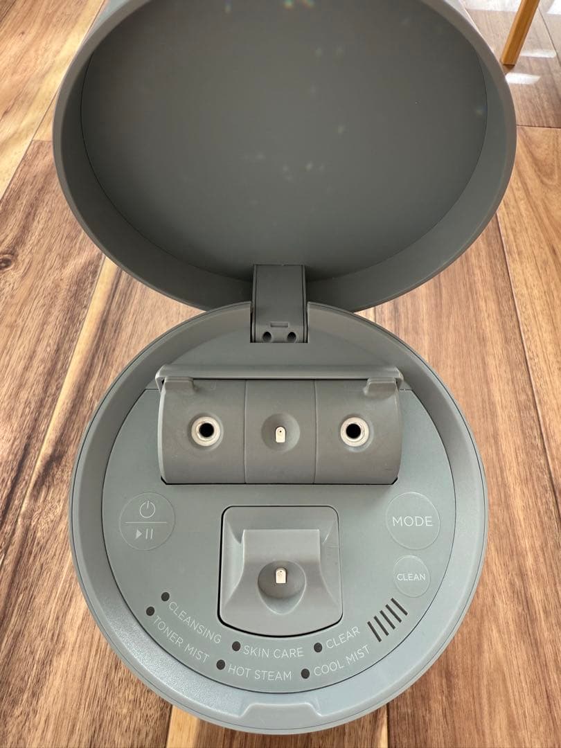 SALONIA フェイススチーマー グレー