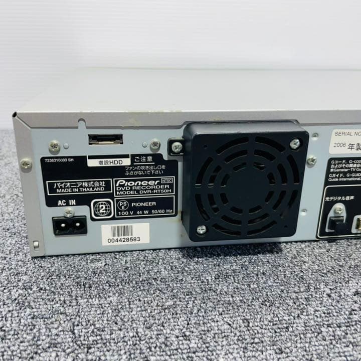 Pioneer VHS DVDレコーダー　DVR-RT50H