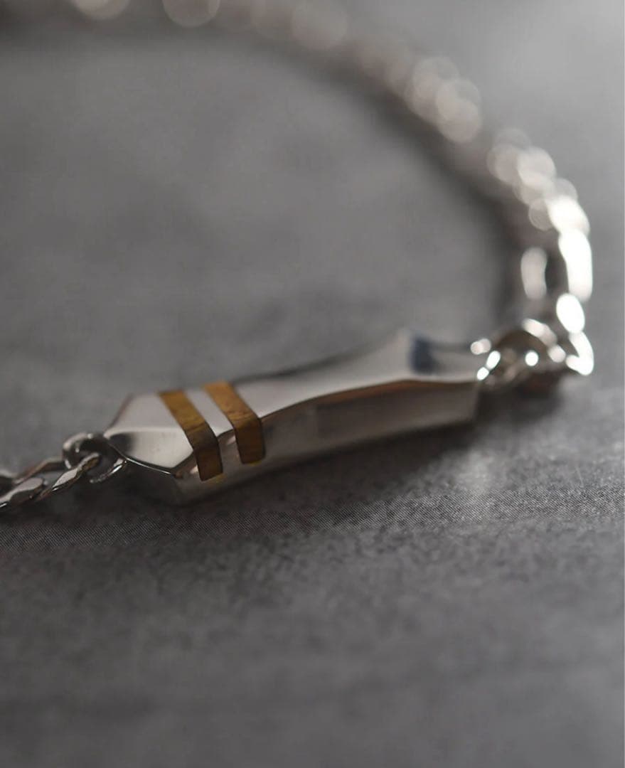 ひ*か様 gajumaru art craft No.20 ブレスレット シルバ